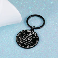 Load image into Gallery viewer, Grandpa Keychain Gifts Special Granddad Keyring to Grandfather from Grandson Granddaughter Grandkids Birthday Retirement Christmas Appreciation Present for Him Men I Love You Gift