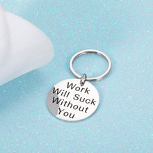 Load image into Gallery viewer, Coworkers Leaving Gift for Women Men Boss Colleagues Appreciation Thank You Retirement Goodbye Keychain Gift for Friends Going Away Farewell Boss Day Present for Boss Lady Birthday Christmas Gift