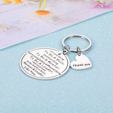 Load image into Gallery viewer, Boss Thank You Keychain Gifts Leader Appreciation Gift for Mentor Manager Colleague Leaving Going Away Farewell Present Retirement Birthday Christmas Keyring for Women Men Boss Day Gift for Him Her