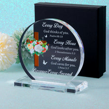 Load image into Gallery viewer, Acrylic Christmas Gifts for Daughter Son Women Men Inspirational Christian Gift with Bible Verse and Prayers Religious Gift Scripture Gift for Goddaughter Godson Friends Mom Dad Religious Paperweight