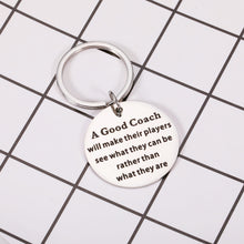 Load image into Gallery viewer, Coach Thank You Gifts Keychain for Men Women Football Soccer Basketball Coach Appreciation Retirement Gift for Teacher Him Her