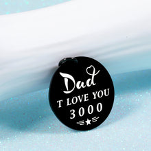 Load image into Gallery viewer, Dad Gifts from Son Daughter, Father's Day Birthday Gift Keychain for Daddy Papa Father-in-law, Wedding Christmas Promotion Gift for Bonus Dad Stepdad from Girls Boys, Dad I Love You Gift Farewell