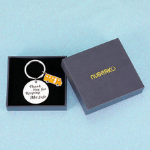 Load image into Gallery viewer, Bus Driver Gift for Men Women Thank You School Bus Driver Keychian Keeping Me Safe Appreciation Gift to Drivers Graduation Farewell Keepsake for Him Her Thanksgiving Day Christmas Bus Gifts Charm