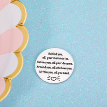 Load image into Gallery viewer, Pocket Hug Token for Son Daughter from Mom Dad Inspirational Gifts for Him Her Best Friend Teen Boy Girl Double-Sided Class of 2022 Graduation Birthday Christmas Gift Women Men