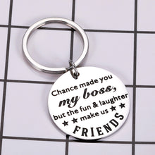 Load image into Gallery viewer, Boss Appreciation Gift Leader Retirement Birthday Keychain Gift for Mentor Manager Thank You Gifts Colleague Leaving Going Away Farewell Present Christmas Keyring Gift for Women Men Him Her