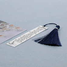 Load image into Gallery viewer, Inspirational Bookmark for Son from Mom Dad Graduation Birthday Christmas Encouragement Bookmarks with Tassel Stocking Stuffer Gifts