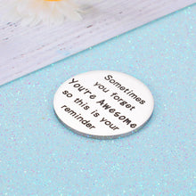 Load image into Gallery viewer, Pocket Hug Token Keepsake for Son Daughter from Dad Mom Isolation Lockdown Social Distancing Love Gift Miss You Note Double-Sided Inspirational Gifts for Him Her Birthday Christmas Gift Women Men
