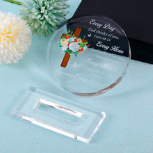 Load image into Gallery viewer, Acrylic Christmas Gifts for Daughter Son Women Men Inspirational Christian Gift with Bible Verse and Prayers Religious Gift Scripture Gift for Goddaughter Godson Friends Mom Dad Religious Paperweight