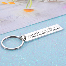 Load image into Gallery viewer, Drive Safe Keychain for Boyfriend Valentines Day Anniversary Birthday Gifts for Men Husband Fiance Drive Safe Keychain Novelty Gifts for Best Friend Son Daughter Christmas Stocking Stuffer Fathers Day