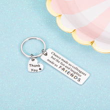 Load image into Gallery viewer, Coworker Leaving Gift Appreciation Gift for Colleague Teacher Coach Thank You Gift Going Away Gift Boss Birthday Retirement Keychain Never Forget The Difference You've Made Mentor Leader Farewell Gift