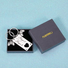 Load image into Gallery viewer, Valentines Day Gift for Him Boyfriend Gifts from Girlfriend Gamer Player 1 Player 2 Matching Keychain for Gamer Couple Keyring to My Man Husband Fiance Gift from Wife Fiancee Valentine Birthday Anniversary