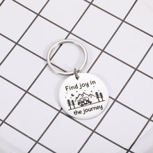 Load image into Gallery viewer, Camper Accessories Gifts for Travel Trailers Enjoy Retirement Keyring for Boss Teacher Coworker Gift Camping Lovers RV Travelers Charm for Men Women Birthday Graduation Gifts Friends Son Daughter