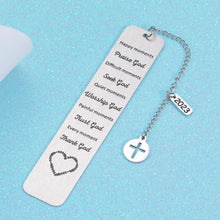 Load image into Gallery viewer, Stocking Stuffers for Teens Girls Inspirational Gifts for Women Men Christmas Gifts for Son Daughter Girlfriend First Communion Christening Bookmark Gift for Goddaughter Godson Baptism Gift for Friend