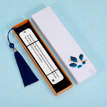 Load image into Gallery viewer, Inspirational Christmas Gift for Women Men Bookmark with Tassel for Book Lover Teacher Coworker Employee Appreciation Gifts for Teen Girls Kids to Best Friends Birthday Wedding