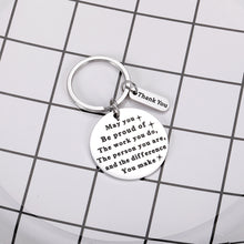 Load image into Gallery viewer, Coworker Appreciation Gift Keychain for Women Men Colleague Boss Teacher Coach Retirement Gifts for Mentor Leader Nurse Doctor Employee Leaving Gift Birthday Christmas Going Away Keyring for Her Him