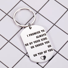 Load image into Gallery viewer, Boyfriend Girlfriend Birthday Gifts Sweet Keychain Gift for Husband Wife Wedding Anniversary Valentines Day Keyring for Hubby Fiance Fiancée Soulmate Lover Stocking Stuffer for Him Her Women Men