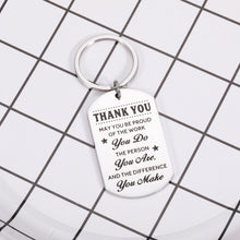 Load image into Gallery viewer, Coworker Leaving Gift Keychain for Women Men Colleague Boss Teacher Coach Appreciation Retirement Gifts for Mentor Leader Nurse Doctor Employee Gift Birthday Christmas Going Away Keyring for Her Him