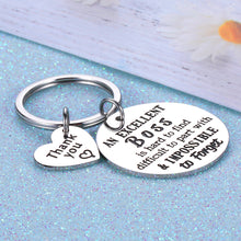 Load image into Gallery viewer, Boss Gifts Keychain for Christmas Men Women Appreciation Coworker Leader Mentor Coach Supervisor Retirement Manager Nurse Thank You Leaving Going Away Gifts Stocking Stuffer