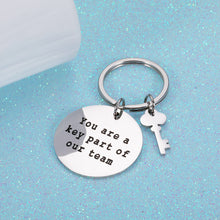 Load image into Gallery viewer, Employee Appreciation Gift Keychain for Women Men Coworkers Leaving Going Away Gift for Colleague Boss Office Goodbye Farewell for Leader Social Worker Teacher Coach