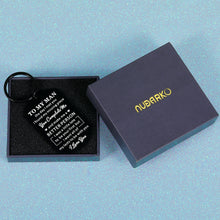 Load image into Gallery viewer, Husband Gifts for Men To My Man Keychain Anniversary Sweetest Day Gifts for Him Gifts from Wife Birthday Gifts for Boyfriend Groom Fiance Lover Engagement Wedding Present Jewelry Key Ring Valentines