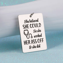 Load image into Gallery viewer, Inspirational Nurse Gifts for Women Female Nursing Medical Student Graduation Gifts Keychain for Nurse RN LPN Practitioner Nurse’s Day Thank You Gift Birthday Appreciation Christmas Gifts Jewelry