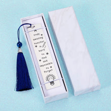 Load image into Gallery viewer, Teacher Appreciation Bookmark Teachers Thank You Gifts from Students Graduation Gift Back to School Gift Special Teacher Gift Metal Bookmark with Tassel