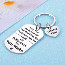 Load image into Gallery viewer, Coworkers Christmas Gift Ideas Keychain Thank You Going Away Gift for Office Colleague Teacher Boss Coach Goodbye Farewell Retirement Gifts for Women Men