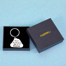 Load image into Gallery viewer, Son Gifts from Mom Gag Gifts Keychain for Teen Boys Girls Don't Do Stupid St to Daughter Son Birthday Valentine's Day Graduation Gifts for Him Her Funny Sarcasm Mother to Kid Stocking Stuffer Gift