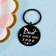 Load image into Gallery viewer, Dad Gifts from Son Daughter, Father's Day Birthday Gift Keychain for Daddy Papa Father-in-law, Wedding Christmas Promotion Gift for Bonus Dad Stepdad from Girls Boys, Dad I Love You Gift Farewell