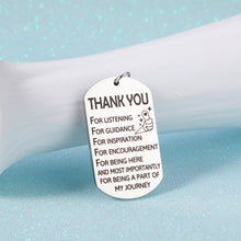 Load image into Gallery viewer, Boss Appreciation Gifts Keychain for Mentor Leader Supervisor Retirement Farewell Goodbye Going Away Gifts for Coworker Colleague Thank You Retirement Leaving Gifts for Teacher Coach Women Men