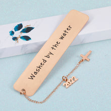 Load image into Gallery viewer, Baptism Gifts for Girls Boys Bookmark Gift for First Communion Christening Gifts for Goddaughter Godson Godchild Baby Kids Adult Baptism Gifts for Women Men Friends Catholic Religious Gift for Him Her