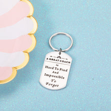 Load image into Gallery viewer, Thank You Gifts Keychain for CoachTeam Gift Coach Appreciation Gift for Coach End of Season Football Soccer Basketball Team Retirement Going Away Farewell Birthday Christmas Present Men Him