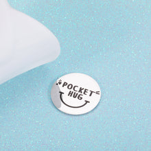 Load image into Gallery viewer, Pocket Hug Token Keepsake Inspiration Birthday for Daughter Son You are Braver Than You Believe Token Long Distance Relationship Gift Miss You Note Double-Sided for Women Men Him Her Boys Girls