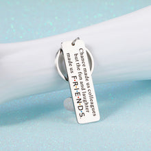 Load image into Gallery viewer, Coworker Leaving Gift Appreciation Gift for Colleague Teacher Coach Thank You Gift Going Away Gift Boss Birthday Retirement Keychain Never Forget The Difference You've Made Mentor Leader Farewell Gift