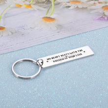 Load image into Gallery viewer, Boyfriend Girlfriend Gifts Keychain for Him Her Sweet Birthday Gift to Husband Wife Soulmate Couples Valentines Wedding Anniversary Christmas Present for Women Men Boy Girl