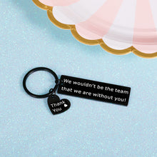Load image into Gallery viewer, Coworker Leaving Keychain Gifts for Employee Boss Appreciation Thank You Office Gifts Leader Supervisor Mentor Birthday Christmas Retirement Going Away Gifts for Men Women Manager Boss Lady