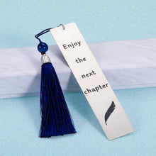 Load image into Gallery viewer, Inspirational Bookmark with Tassel 2021 Graduation Gifts for Him Her Daughter Son Boys Girls Birthday Christmas Gifts for Women Men High School Students Teacher Book Lover Bookworm Reader from Dad Mom