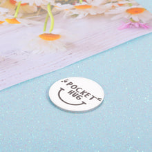 Load image into Gallery viewer, Pocket Hug Token Keepsake Inspiration Birthday for Daughter Son You are Braver Than You Believe Token Long Distance Relationship Gift Miss You Note Double-Sided for Women Men Him Her Boys Girls