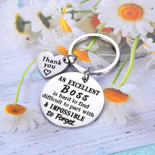 Load image into Gallery viewer, Boss Gifts Keychain for Christmas Men Women Appreciation Coworker Leader Mentor Coach Supervisor Retirement Manager Nurse Thank You Leaving Going Away Gifts Stocking Stuffer