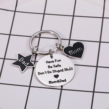 Load image into Gallery viewer, Valentine Gift for Teen Girl Boy Funny Keychain for Young Son Daughter Graduation Gift Ideas Humor Gag Gifts from Mom Dad Sarcasm Mother to Kids Don’t Do Stupi St Poop 16 18 Birthday Gift for Him Her