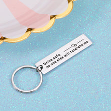 Load image into Gallery viewer, Drive Safe Keychain for Boyfriend Valentines Day Anniversary Birthday Gifts for Men Husband Fiance Drive Safe Keychain Novelty Gifts for Best Friend Son Daughter Christmas Stocking Stuffer Fathers Day