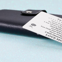 Load image into Gallery viewer, Engraved Wallet Insert Card for Daughter Graduation Birthday Gifts Christmas Wedding Card Gifts for Daughter, Proud of Daughter Gifts Daughter Inspirational Gift from Mom Dad