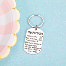 Load image into Gallery viewer, Boss Appreciation Gifts Keychain for Mentor Leader Supervisor Retirement Farewell Goodbye Going Away Gifts for Coworker Colleague Thank You Retirement Leaving Gifts for Teacher Coach Women Men