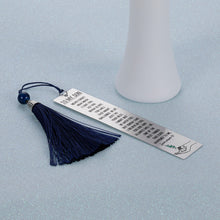 Load image into Gallery viewer, Inspirational Bookmark for Son from Mom Dad Graduation Birthday Christmas Encouragement Bookmarks with Tassel Stocking Stuffer Gifts