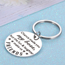 Load image into Gallery viewer, Boss Appreciation Gift Leader Retirement Birthday Keychain Gift for Mentor Manager Thank You Gifts Colleague Leaving Going Away Farewell Present Christmas Keyring Gift for Women Men Him Her