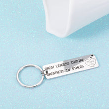 Load image into Gallery viewer, Boss Appreciation Gifts Keychain Leader Thank You Gift for Mentor Manager Colleague Leaving Going Away Farewell Present Retirement Birthday Christmas Keyring for Women Men Boss Day Gift for Him Her