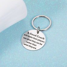 Load image into Gallery viewer, Coach Thank You Gifts Keychain for Men Women Football Soccer Basketball Coach Appreciation Retirement Gift for Teacher Him Her