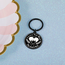 Load image into Gallery viewer, Husband Wife Anniversary Gifts Sweet Wedding Keychain Gift for Boyfriend Girlfriend Valentines Day Keyring for Hubby Fiance Fiancée Soulmate Lover Stocking Stuffer for Couple Him Her Women Men
