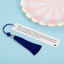Load image into Gallery viewer, Inspirational Christmas Gift for Women Men Bookmark with Tassel for Book Lover Teacher Coworker Employee Appreciation Gifts for Teen Girls Kids to Best Friends Birthday Wedding