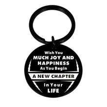 Load image into Gallery viewer, Inspirational Keychain Gift for Women Men Birthday Graduation Appreciation Gifts to Son Daughter from Mom Dad Farewell Keyring Present for Boy Girl Friends Coworker Leaving Gift Retirement Christmas